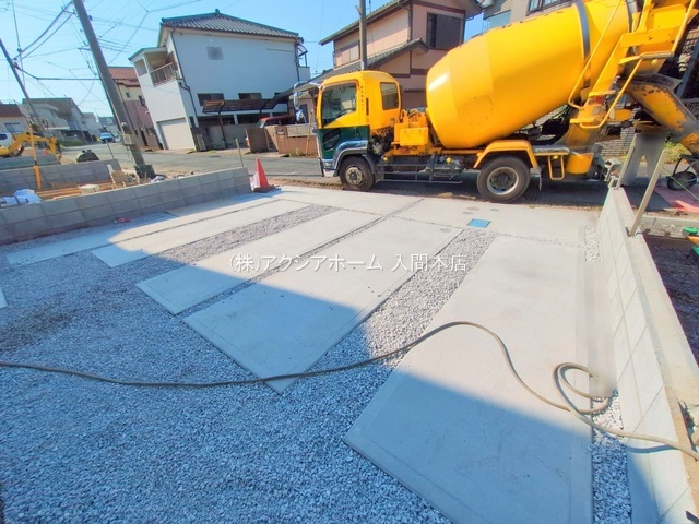 入間市扇台6丁目・全8棟　新築一戸建　4号棟の駐車場|【4号棟】現地写真　2025年7月25日撮影