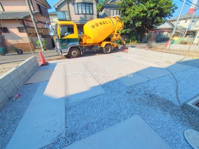 入間市扇台6丁目・全8棟　新築一戸建　4号棟の駐車場|【4号棟】現地写真　2025年7月25日撮影