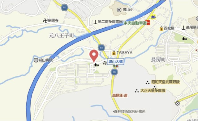 祝　成約済み　八王子市　元八王子町　中古戸建の地図|～仲介手数料無料☆八王子ひなた不動産～八王子市元八王子町　中古戸建
