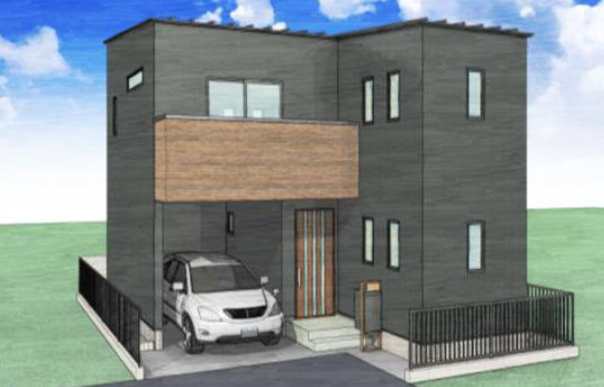 【仲介手数料無料】所沢市松郷２期全１棟　所沢市の新築住宅なら西武ハウジングの外観パース