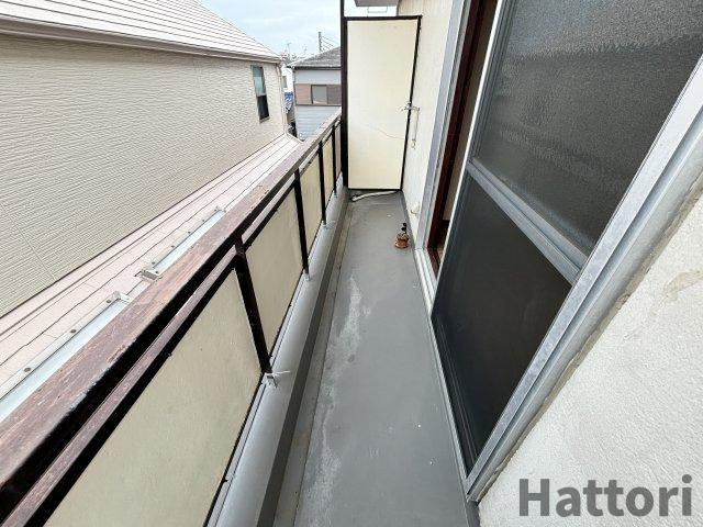 杉マンションのバルコニー