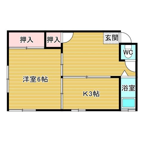 杉マンションの間取り