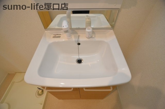 ピアチェーレの洗面所