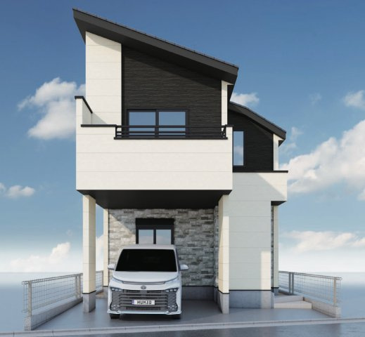 【仲介手数料無料】清瀬市松山４期全１棟　清瀬市の新築住宅なら西武ハウジングの外観パース