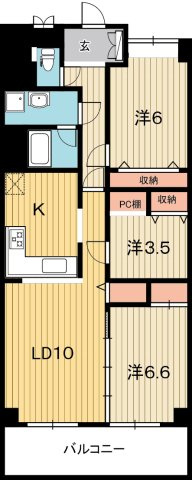 ヴィラコートSEIの間取り