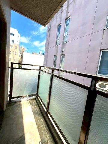 和歌山ドリームビルのバルコニー