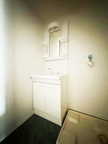 ペアスタ常三島の洗面所