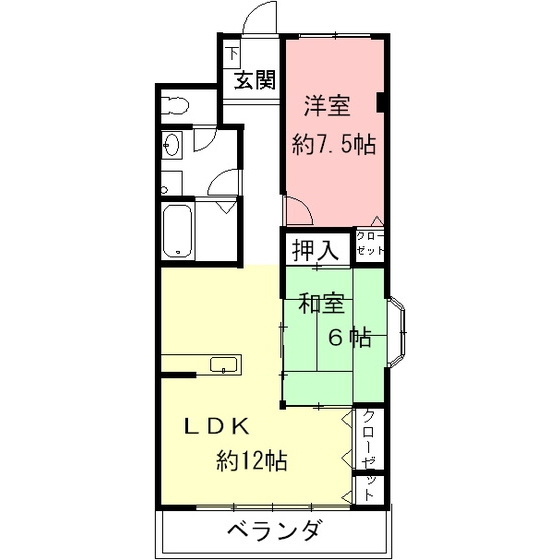 フルール初日の間取り