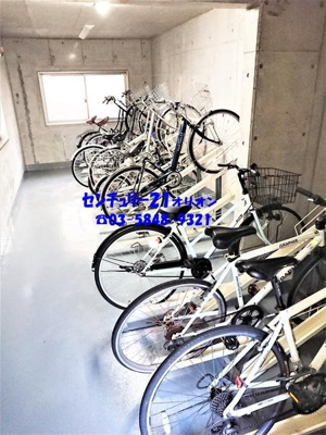 【その他共用部分】 | スカイパレス中村橋１ | 屋内駐輪場です