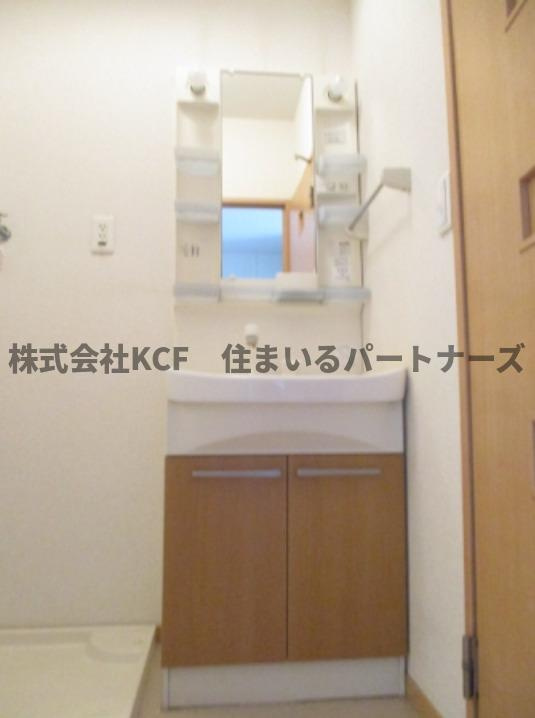 グランドソレーユ東合川の洗面所|コンパクトで使いやすい洗面所