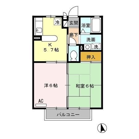 【間取り】 | ジェネス カミムラ
