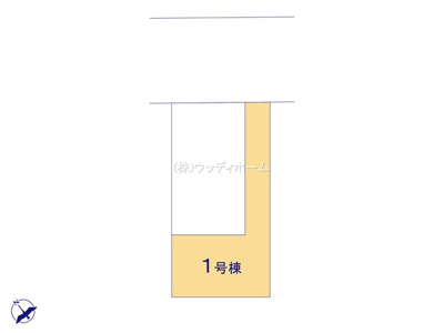 【区画図】 | 越谷市花田10期　新築一戸建て　1号棟