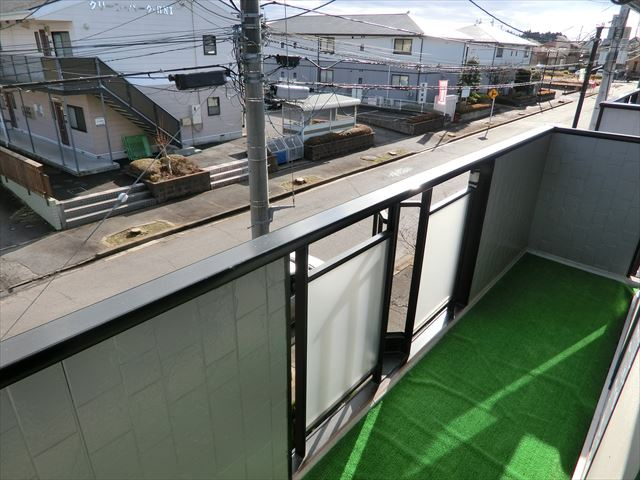 サンビレッジよし乃Cのバルコニー