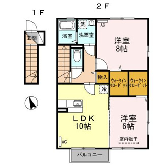 【間取り】 | スリー・スター Ⅳ号館 A