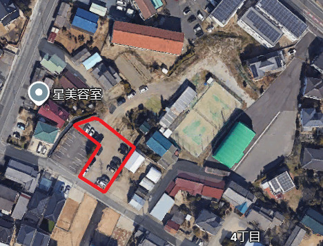 高浜市屋敷町四丁目リース地の地図