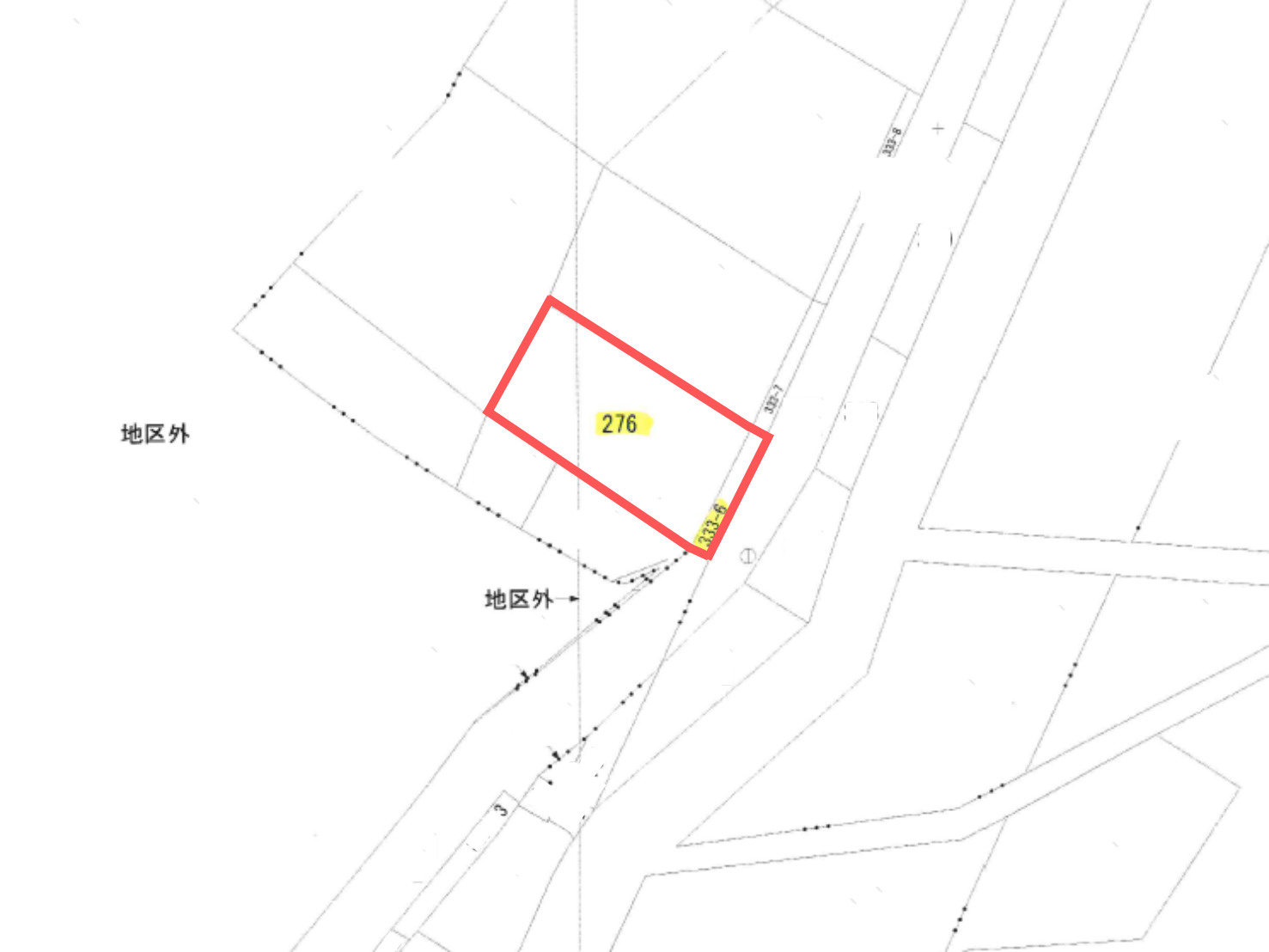 宜野湾市伊佐３丁目　売土地の土地図|間取り