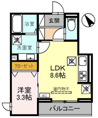 【間取り】 | ディーセレーノオカ