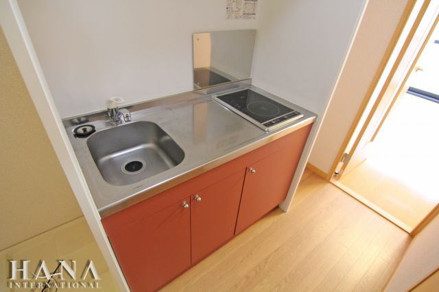 レオパレスプチパレKのキッチン