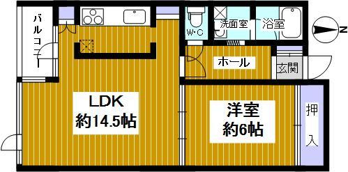メゾンアルマの間取り