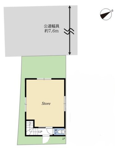 昭島市東町５丁目の中古一戸建の区画図