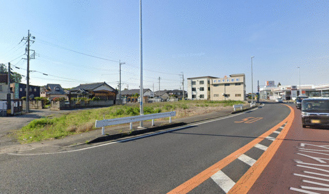 粟宮　貸地の駐車場