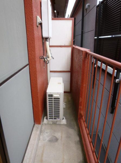 米倉マンションのバルコニー