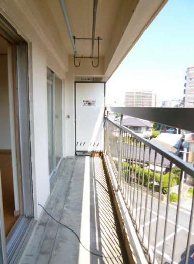 大野ビルのバルコニー