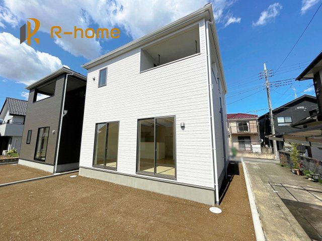 取手市宮和田第6　新築戸建て　2号棟の外観|建物完成いたしました！
ご予約で『平日』や『夕方』などでもご見学可能です！
