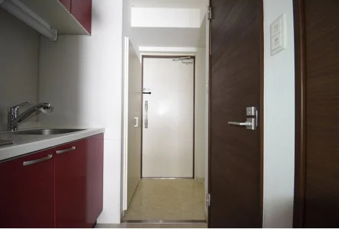 リッツ加島の玄関