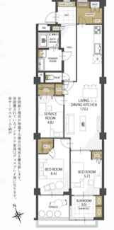 【間取り】 | 【南ヶ丘アイリスB棟】✨️仲介手数料無料✨️上野小学校・振甫中学校