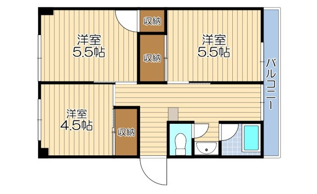 【間取り】 | 松井マンション