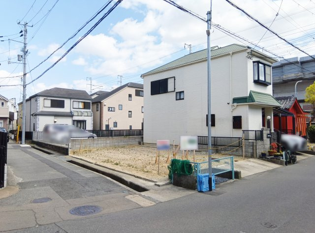 上大市１丁目土地の外観