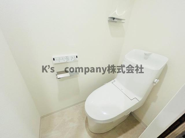 茅ヶ崎市赤羽根　ライオンズマンション湘南茅ヶ崎のトイレ|白を基調とした清潔感のあるトイレ◇
