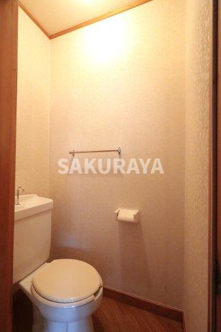 根岸コーポB棟（福居町）のトイレ|2025年4月撮影。