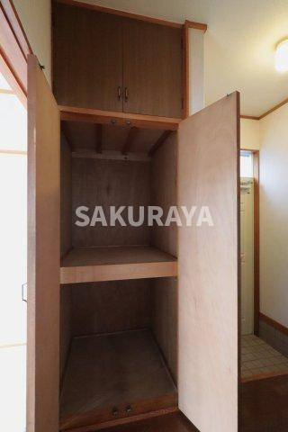 根岸コーポB棟（福居町）の収納|2025年4月撮影。