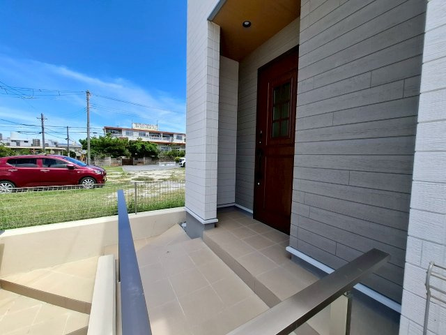 リーブルガーデン北谷町桑江　1号棟の外観