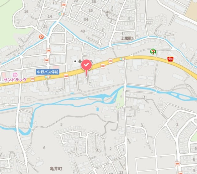 コンフォールⅢの地図
