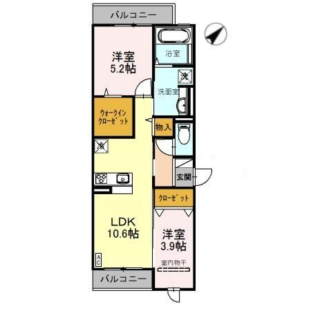 【間取り】 | エミネンス久米田