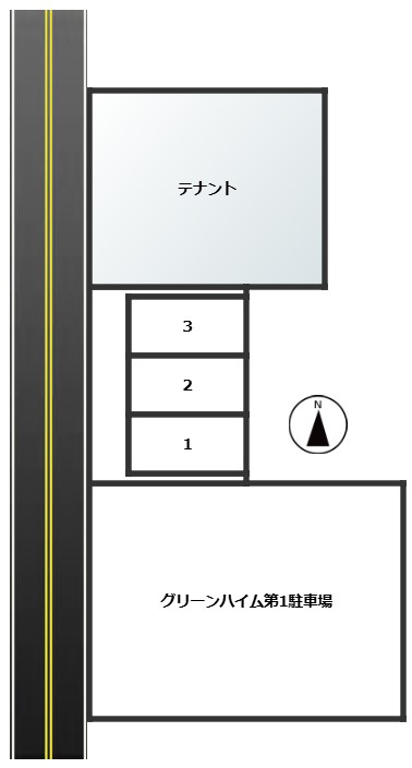グリーンハイム第3駐車場の間取り