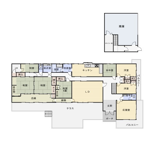 紀の川市松井・中古戸建・54661の間取り