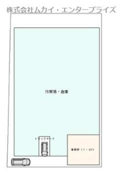 寝屋川市宇谷町　貸倉庫の間取り|716.87㎡