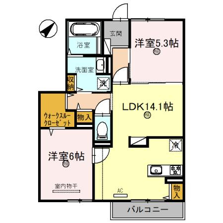 アグレアーブルの間取り