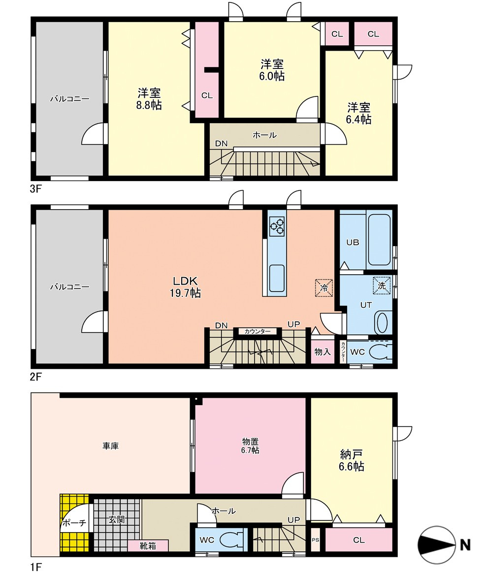 岡崎市栄町5丁目の間取り