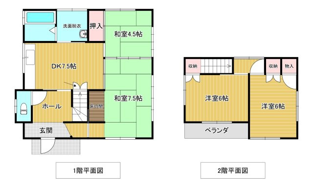 遠野市早瀬町２丁目の一戸建ての間取り