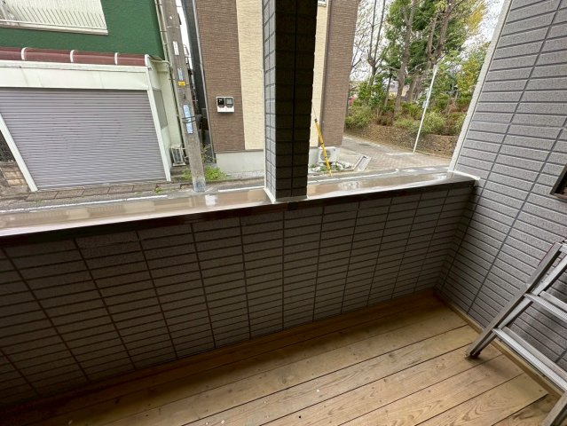 増尾コーポのバルコニー