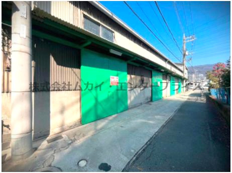 東大阪市弥生町　貸倉庫の外観|落ち着いた雰囲気の外観です