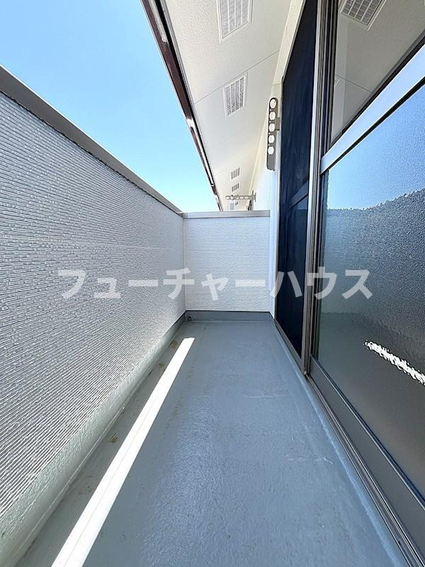 ラポール壱番館のバルコニー