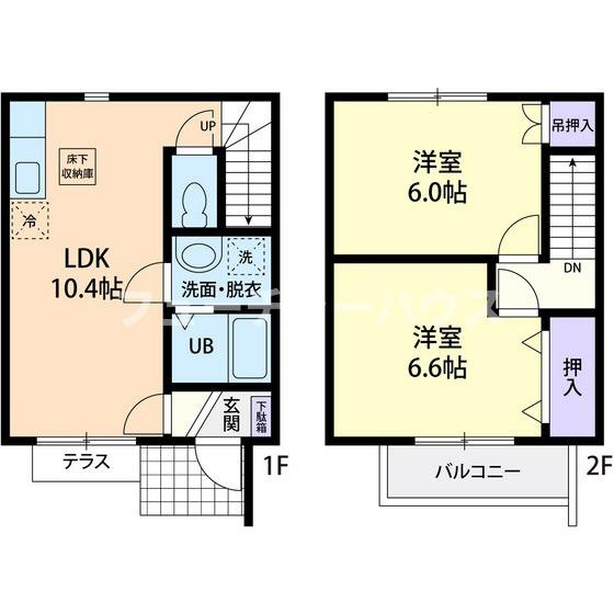 ラポール壱番館の間取り