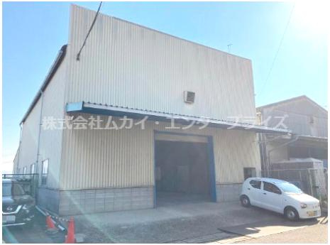 八幡市内里砂畠　貸工場の外観|外はこのようになっています
