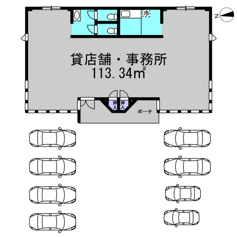 半田市南二ツ坂町１丁目貸店舗の外観